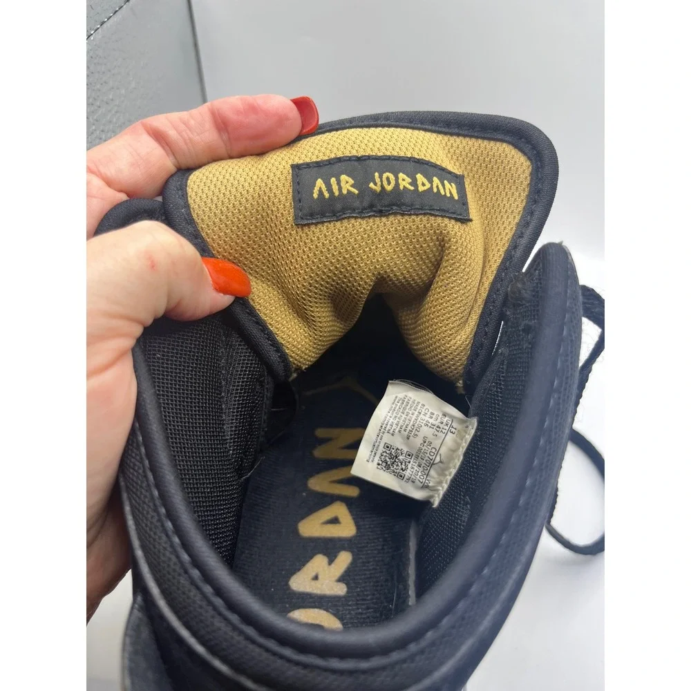 Jordan Mars 270 Black‎ Gold High Top Mens Basketball Sneakers Size 13